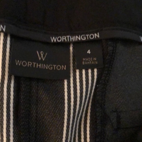 Black and white stripe pants size 4 - Picture 3 of 5